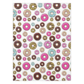 patroon van donuts, kleurrijke donuts, sproeten tafelkleed (Voorkant)