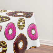patroon van donuts, kleurrijke donuts, sproeten tafelkleed (Voorbeeld)