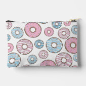patroon van donuts, roze donuts, blauwe donuts etui (Achterkant)