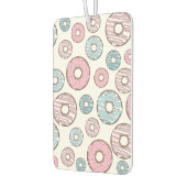 patroon van donuts, roze donuts, blauwe donuts luchtverfrisser (Links)