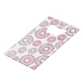 patroon van donuts, roze donuts, sproeten creditkaart flessenopener (Achterkant Gekanteld)