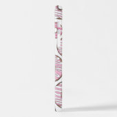 patroon van donuts, roze donuts, sproeten iPhone hoesje (Linkerkant)