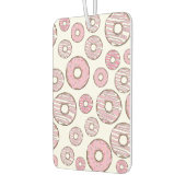 patroon van donuts, roze donuts, sproeten luchtverfrisser (Links)