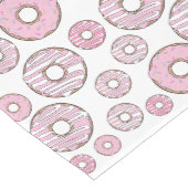patroon van donuts, roze donuts, sproeten medium tafelloper (Hoek)