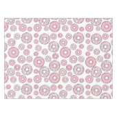 patroon van donuts, roze donuts, sproeten tafelkleed (Voorkant (Horizontaal))
