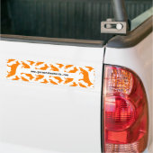 Patroon van Duitse herdershond Bumpersticker (Op Truck)