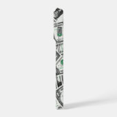 Patroon van een dollarbiljet iPhone hoesje (Linkerkant)