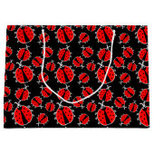 patroon van een schattig gevlekt vrouwtje groot cadeauzakje (Voorkant)