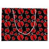 patroon van een schattig gevlekt vrouwtje groot cadeauzakje (Achterkant)