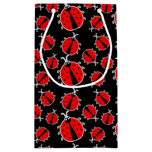 patroon van een schattig gevlekt vrouwtje klein cadeauzakje (Achterkant)