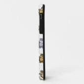 patroon van een speelgoed teddybeer Case-Mate iPhone case (Achterkant/links)