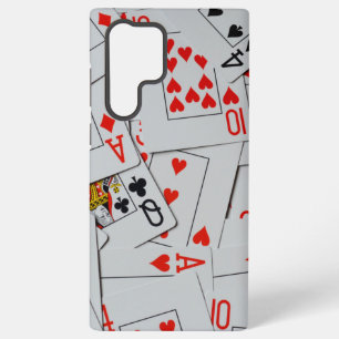 Patroon van een spel kaarten op een stapel samsung galaxy hoesje