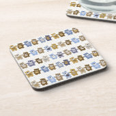 patroon van een teddybeer op speelgoed drankjes onderzetter (Linkerzijde)