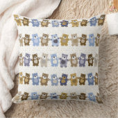 patroon van een teddybeer op speelgoed kussen (Deken)