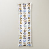 patroon van een teddybeer op speelgoed lichaamskussen (Achterkant (Verticaal))