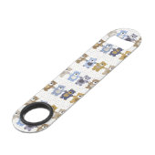 patroon van een teddybeer op speelgoed speed flessenopener (Voorkant Gekanteld)