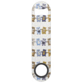 patroon van een teddybeer op speelgoed speed flessenopener (Achterkant)