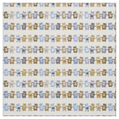 patroon van een teddybeer op speelgoed stof (Swatch)