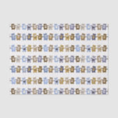 patroon van een teddybeer op speelgoed tissuepapier (Voorkant)