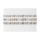 patroon van een teddybeer op speelgoed uitnodigingen wikkel (Achterkant Voorbeeld)