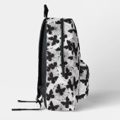 patroon van een vlinder bedrukte rugzak (Links)