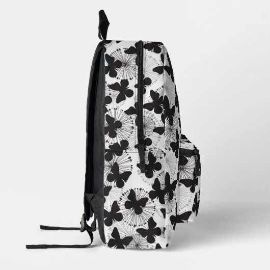 patroon van een vlinder bedrukte rugzak (Links)