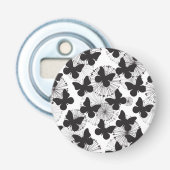 patroon van een vlinder button flesopener (Voorkant)
