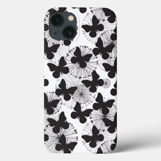 patroon van een vlinder Case-Mate iPhone case (Achterkant)