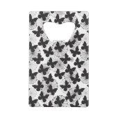 patroon van een vlinder creditkaart flessenopener (Achterkant)