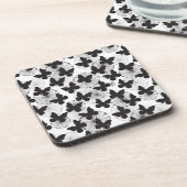 patroon van een vlinder drankjes onderzetter (Linkerzijde)