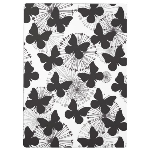 patroon van een vlinder klembord (Achterkant)