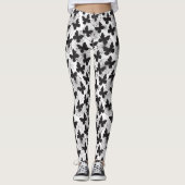 patroon van een vlinder leggings (Voorkant)