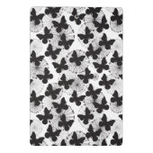 patroon van een vlinder mini klembord (Achterkant)