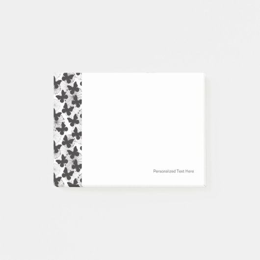 patroon van een vlinder post-it® notes (Voorkant)