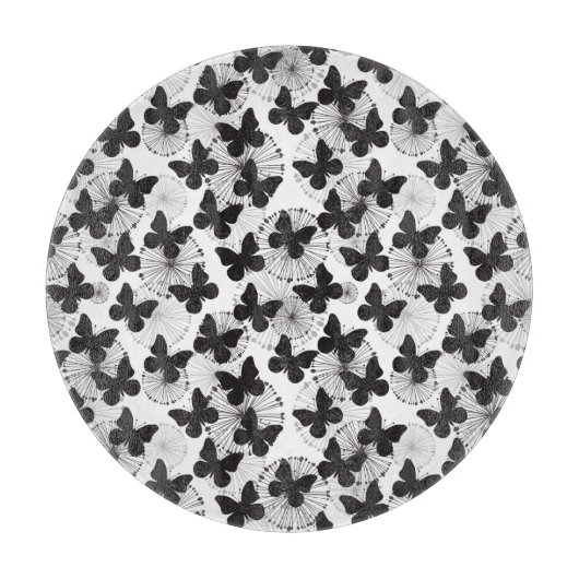 patroon van een vlinder snijplank (Voorkant)