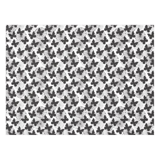 patroon van een vlinder tafelkleed (Voorkant (Horizontaal))