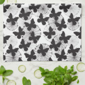 patroon van een vlinder theedoek (Gevouwen)