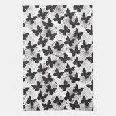 patroon van een vlinder theedoek (Verticaal)