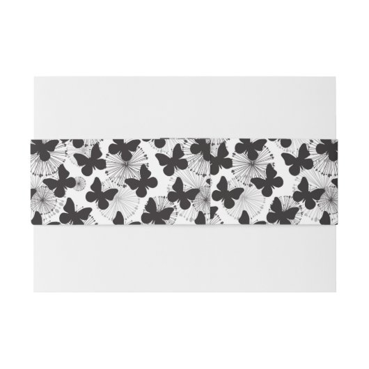 patroon van een vlinder uitnodigingen wikkel (Achterkant Voorbeeld)