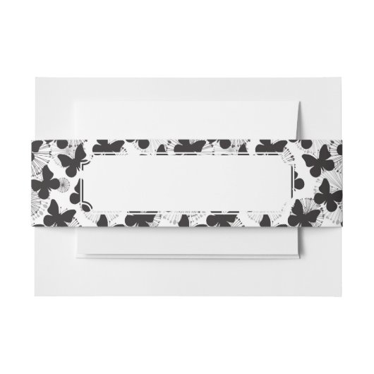 patroon van een vlinder uitnodigingen wikkel (Voorkant Voorbeeld)