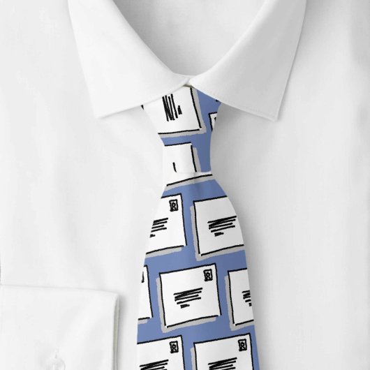 Patroon van enveloppen in een stijl van de Cartoon Stropdas