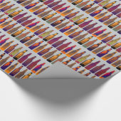 patroon van flessen ( bier ) cadeaupapier (Hoek)