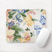 patroon van florale weefsels muismat (Met muis)