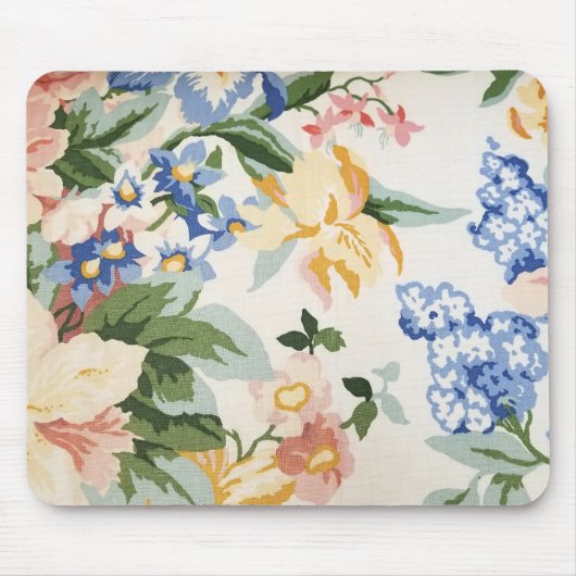 patroon van florale weefsels muismat (Voorkant)