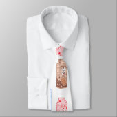 patroon van gearomatiseerde melk stropdas (Gebonden)