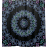 patroon van geborduurde kralen douchegordijn (Voorkant)