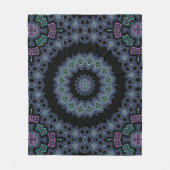 patroon van geborduurde kralen fleece deken (Voorkant)