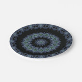 patroon van geborduurde kralen papieren bordje (Gekanteld)