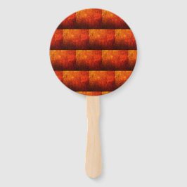 patroon van geperst kopercircuit handwaaier