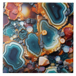 patroon van gesneden faux-as tegeltje